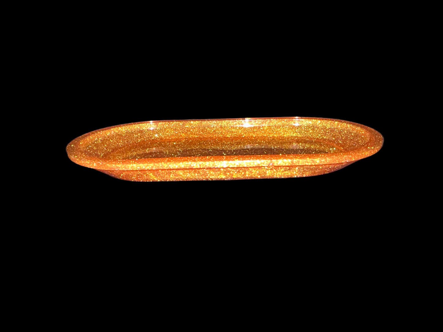 Gold Sparkle Angled Side
