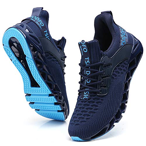 Ezkrwxn Mens Running Shoes Non Slip Athletic Tennis Walking Fashion Sneakers