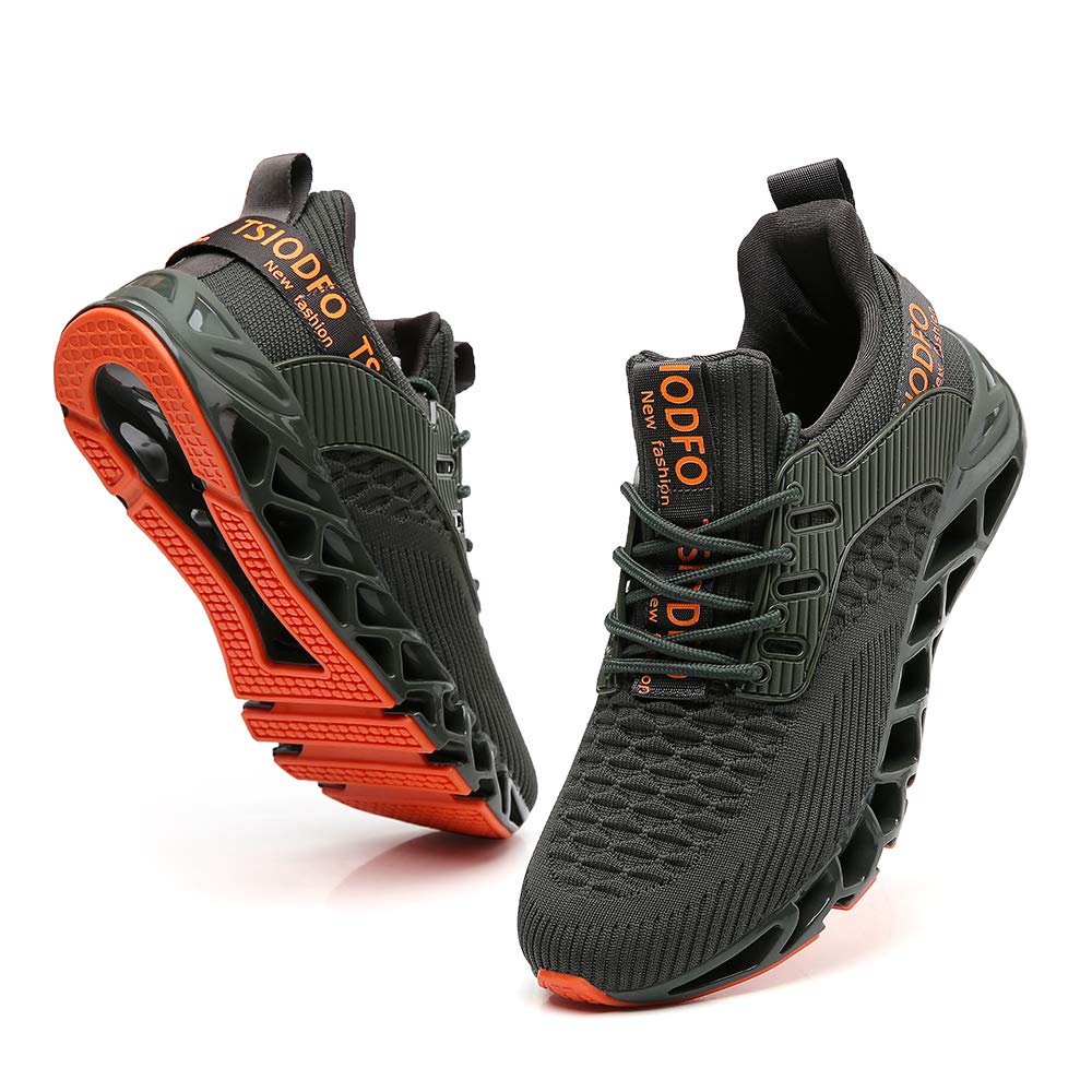 Ezkrwxn Mens Running Shoes Non Slip Athletic Tennis Walking Fashion Sneakers