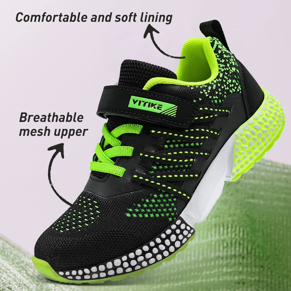 VITUOFLY Boys Sneakers Kids Running Shoes