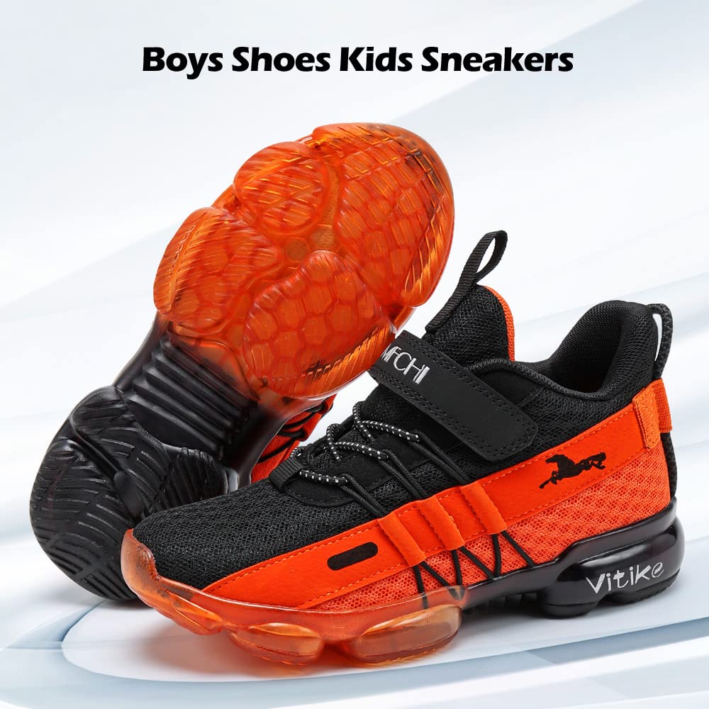 VITUOFLY Boys Sneakers Kids Running Shoes