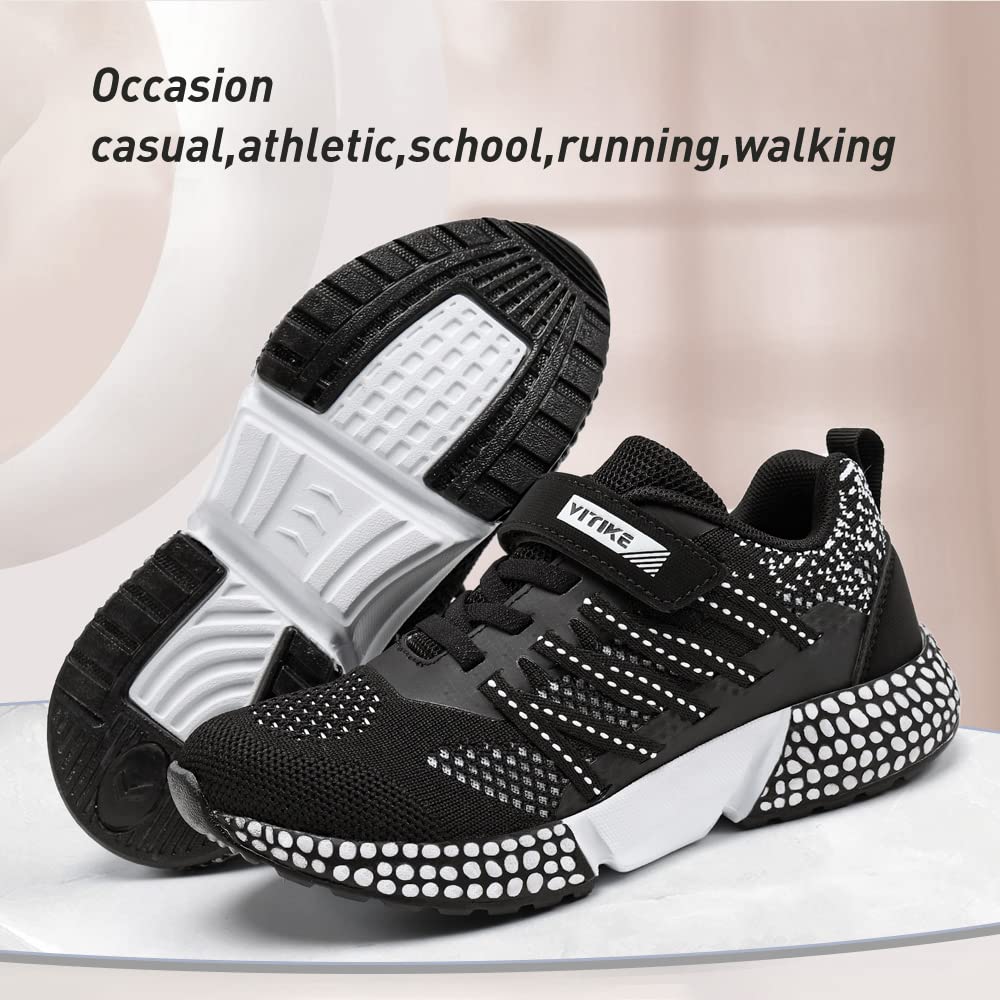 VITUOFLY Boys Sneakers Kids Running Shoes