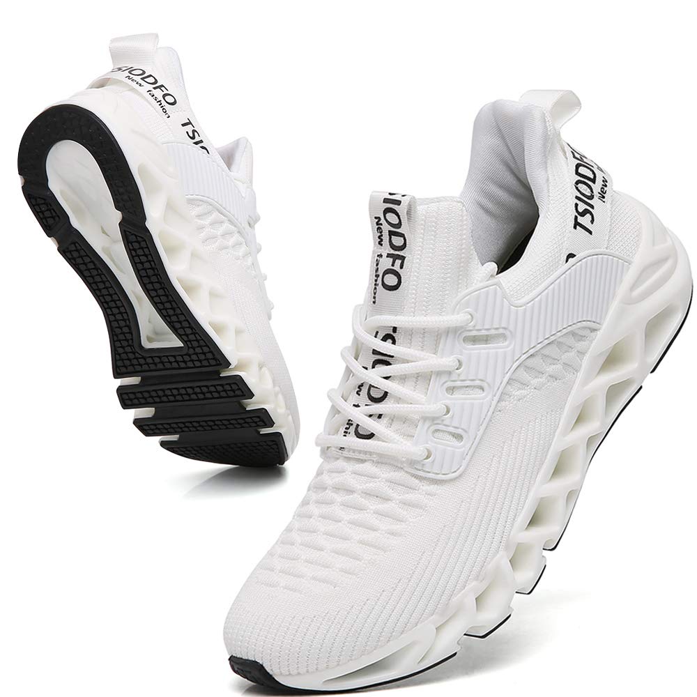 Ezkrwxn Mens Running Shoes Non Slip Athletic Tennis Walking Fashion Sneakers