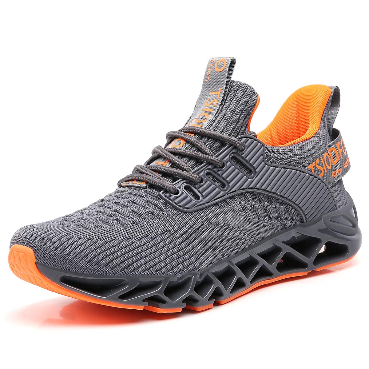 Ezkrwxn Mens Running Shoes Non Slip Athletic Tennis Walking Fashion Sneakers