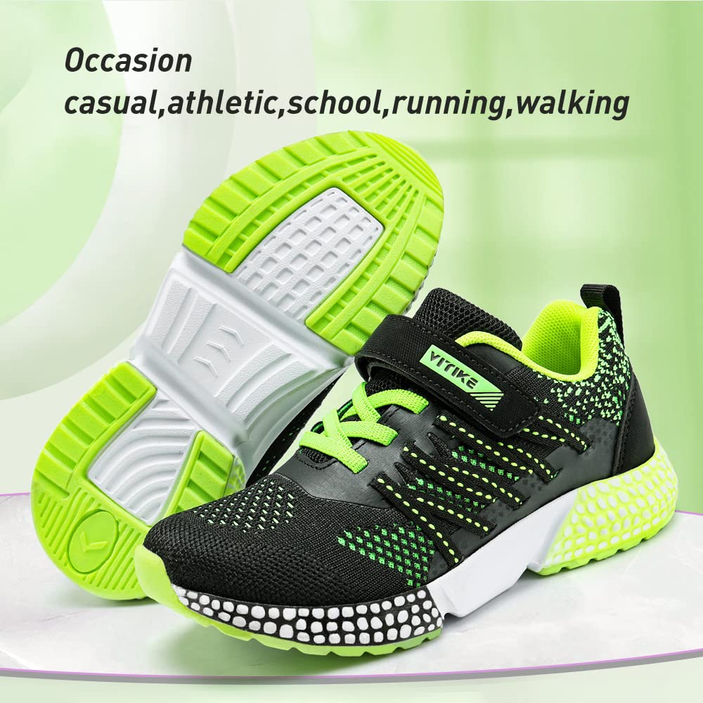 VITUOFLY Boys Sneakers Kids Running Shoes