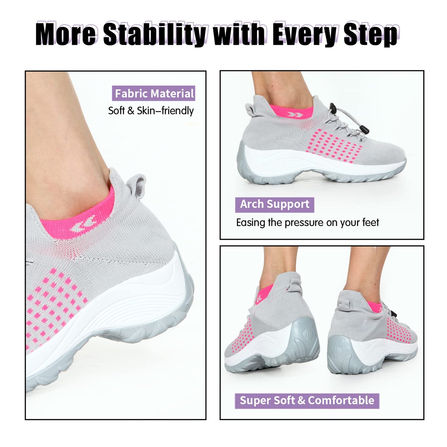 STUNAHOME Orthopedic Sneakers Breathable Women