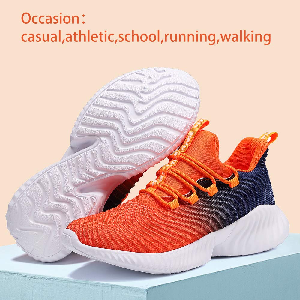 VITUOFLY Boys Sneakers Kids Running Shoes