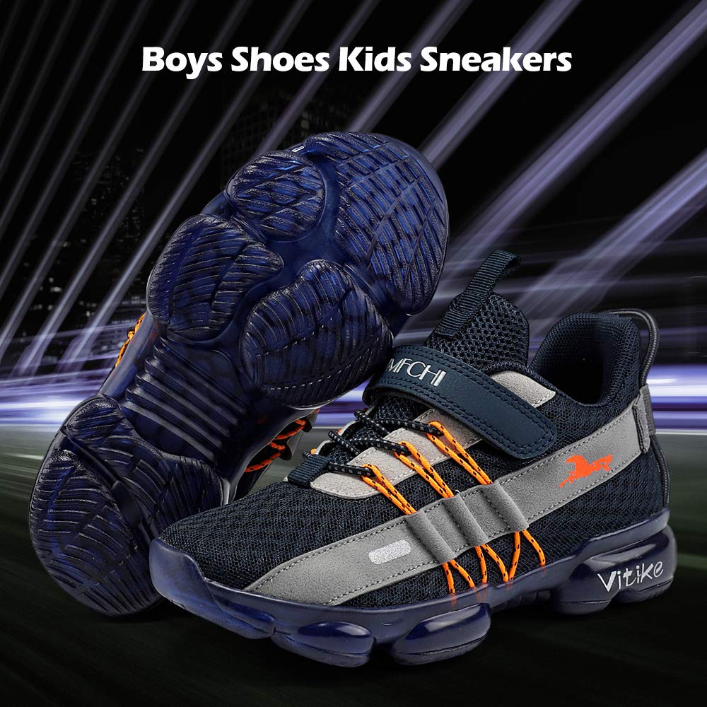 VITUOFLY Boys Sneakers Kids Running Shoes