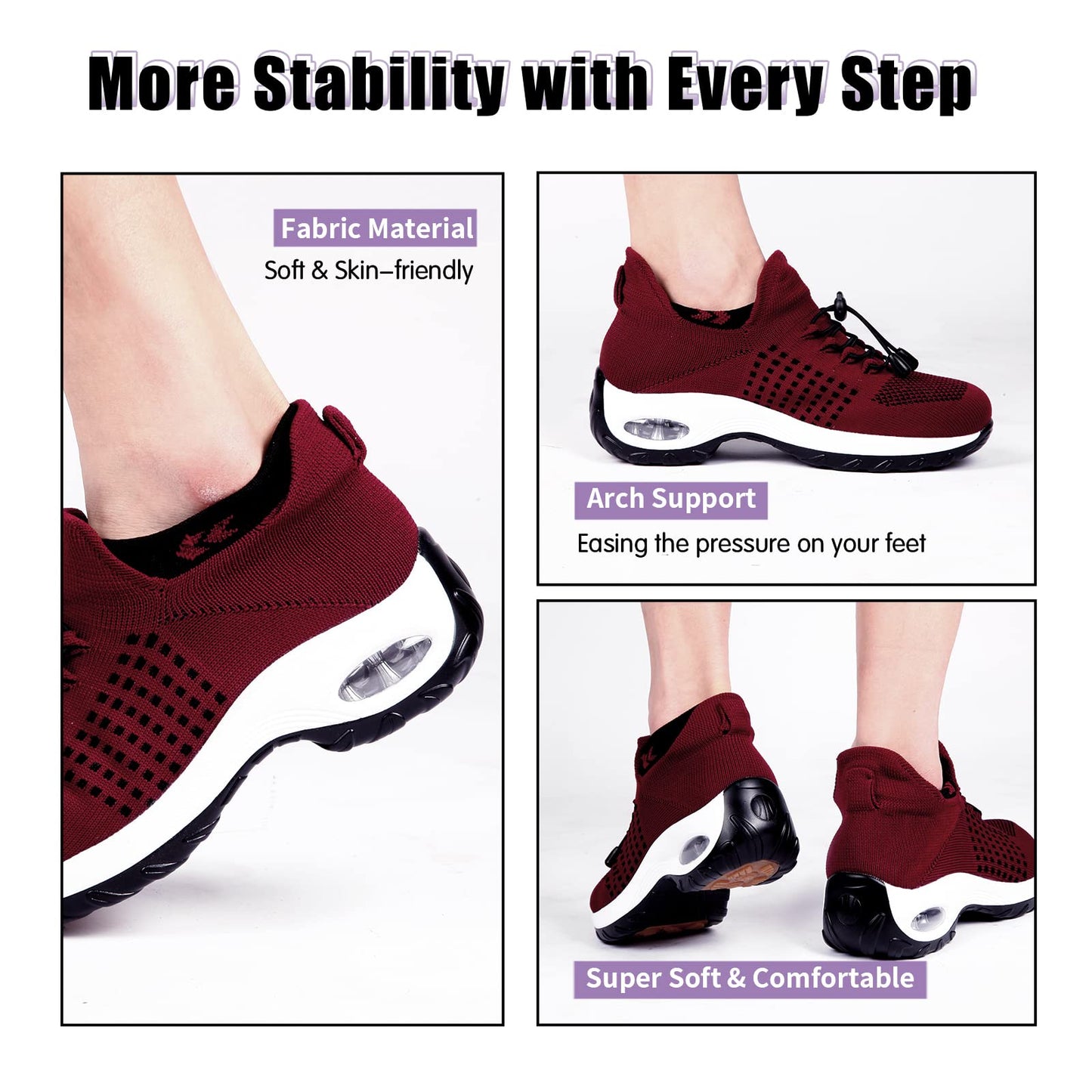 STUNAHOME Orthopedic Sneakers Breathable Women