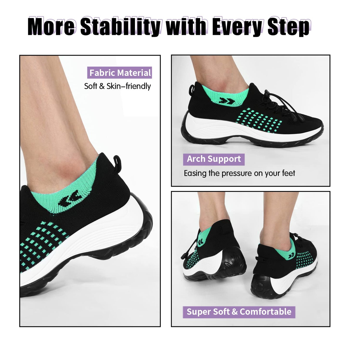 STUNAHOME Orthopedic Sneakers Breathable Women