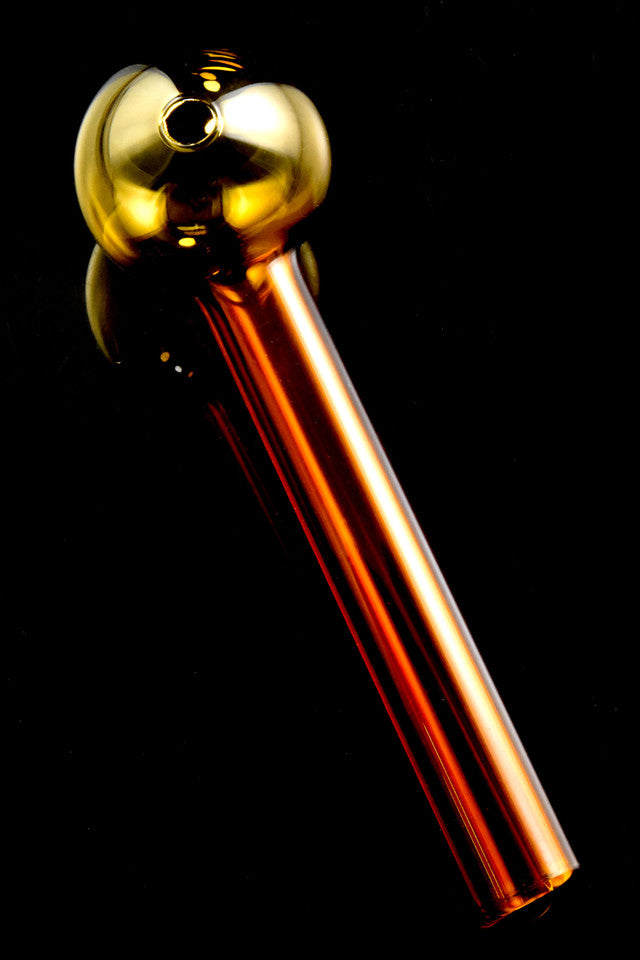 Thick Colored Glass Straight Oil Burner Pipe