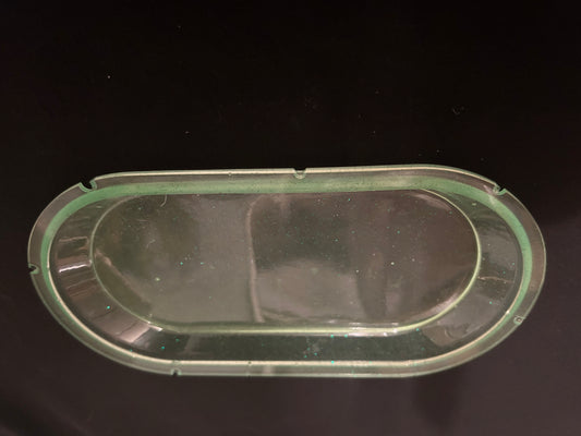 Luminance green resin tray