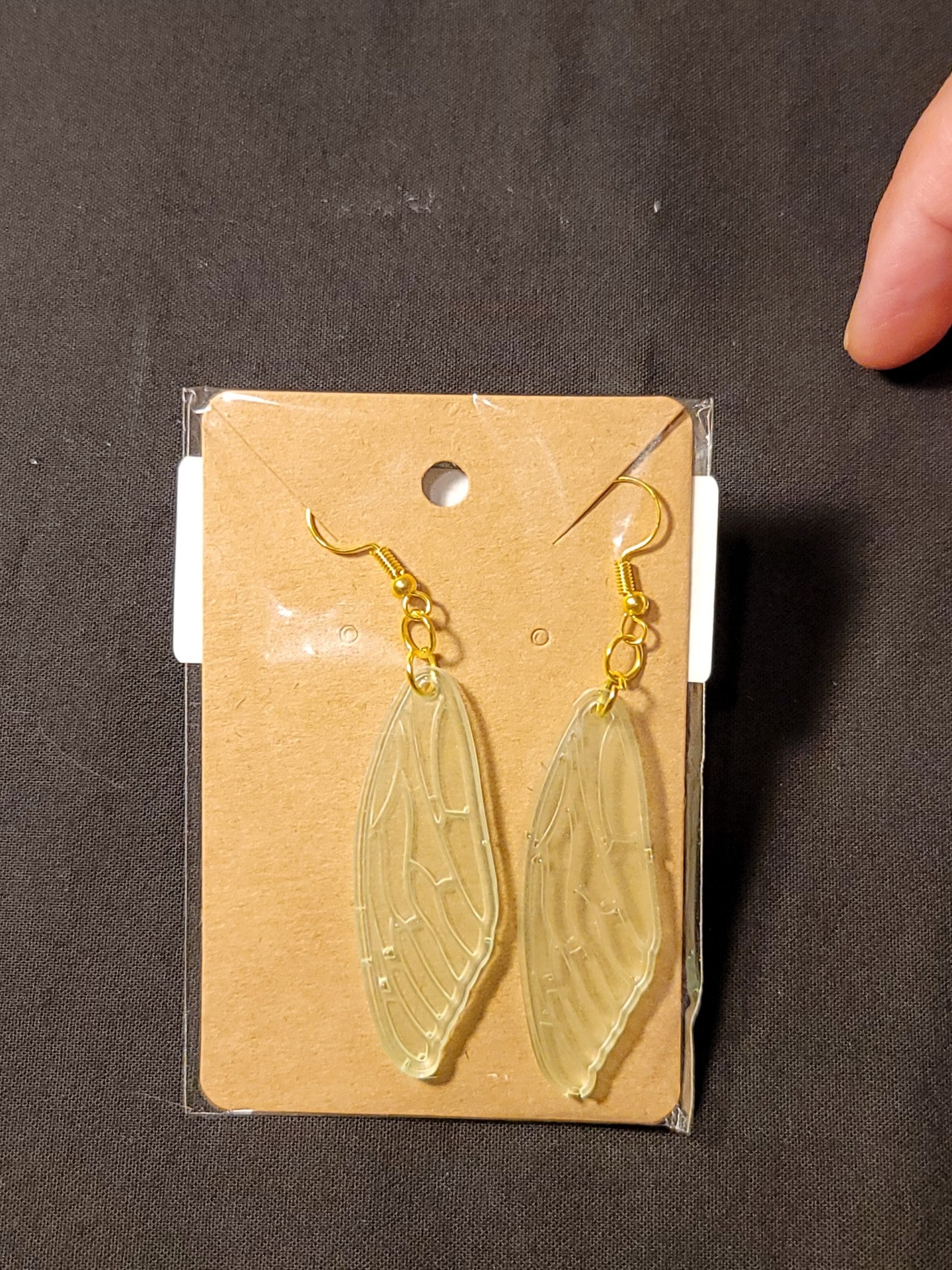 Green Wings Earrings