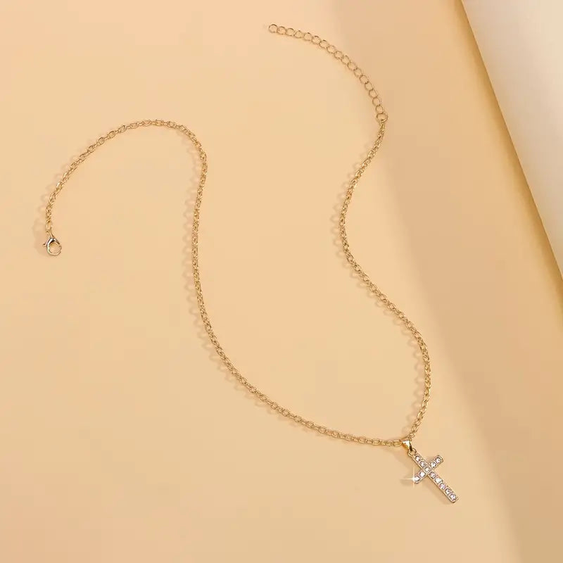 Trendy Cross Pendant Necklace