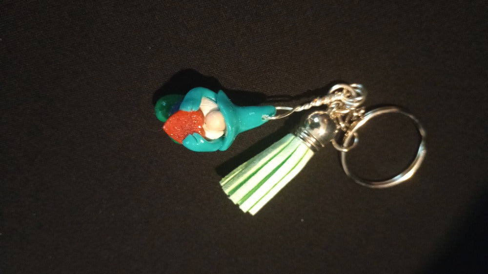 Handcrafted Gnome Keychain