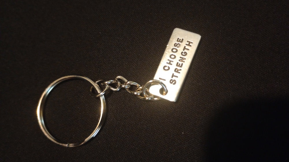 I Choose Strength Keychain